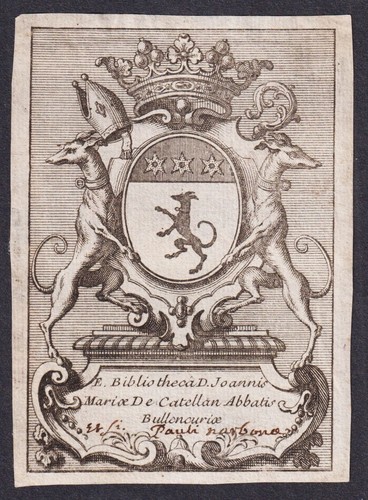 Exlibris catellan languedoc - exlibris,