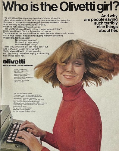 Who the olivetti - the, girl